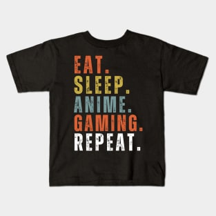 at Sleep Anime Gaming Repeat design. Do you or someone you know love Anime Kids T-Shirt